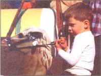 The 907 items at the Trenton auction ranged from a child's rocking horse to a 150-horsepower, four-wheel-drive John Deere tractor.